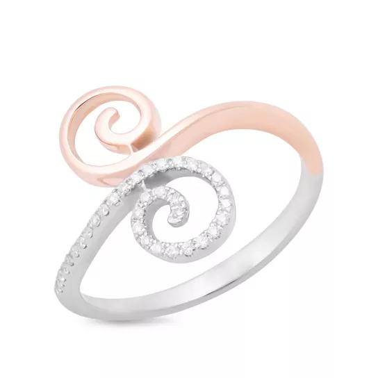 Кольцо с бриллиантами из золота