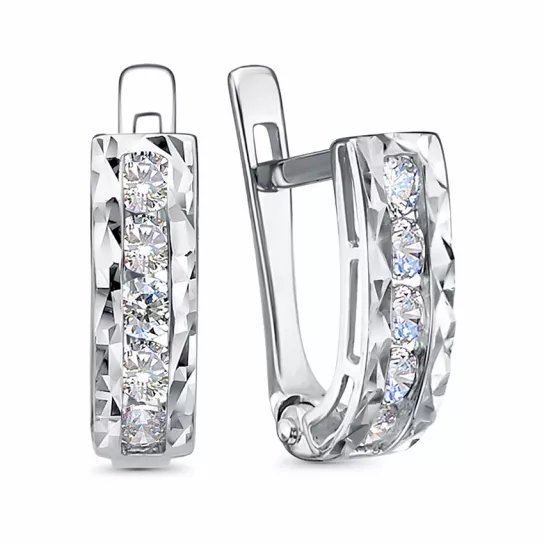 Серьги детские из серебра