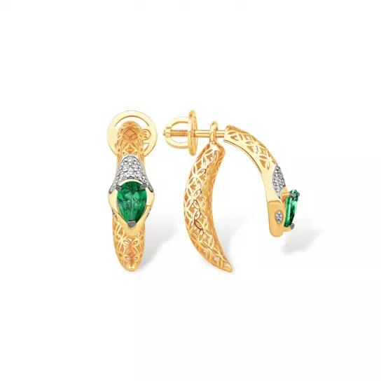 Пусеты из золота