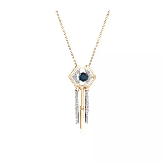 Колье с бриллиантами из золота