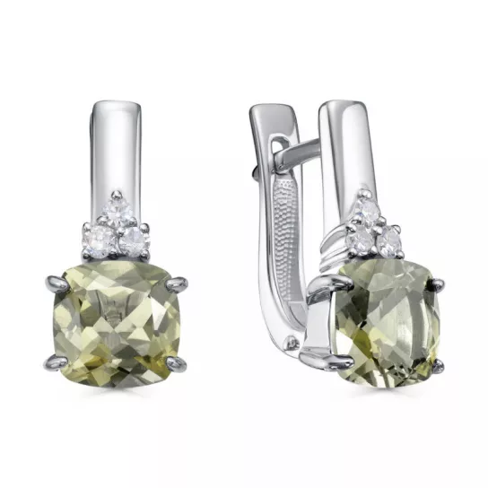 Серьги с бриллиантами из золота