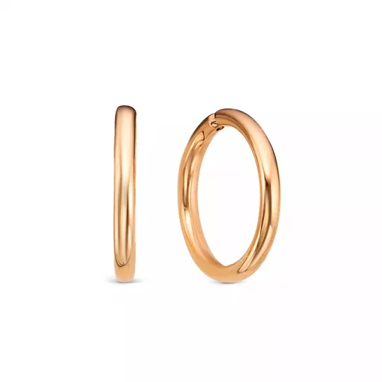 Серьги-конго из золота