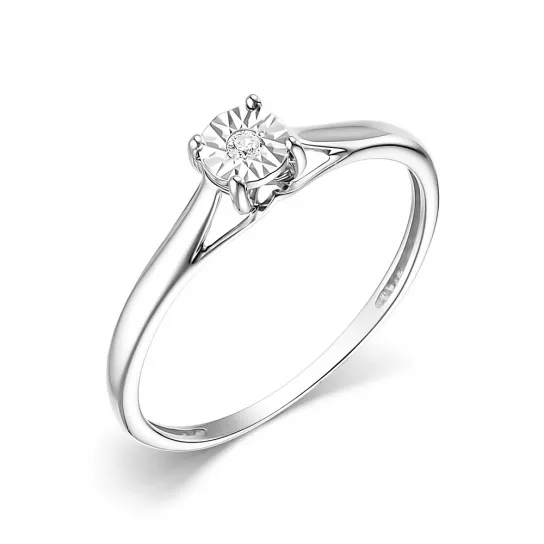 Кольцо с бриллиантами из золота