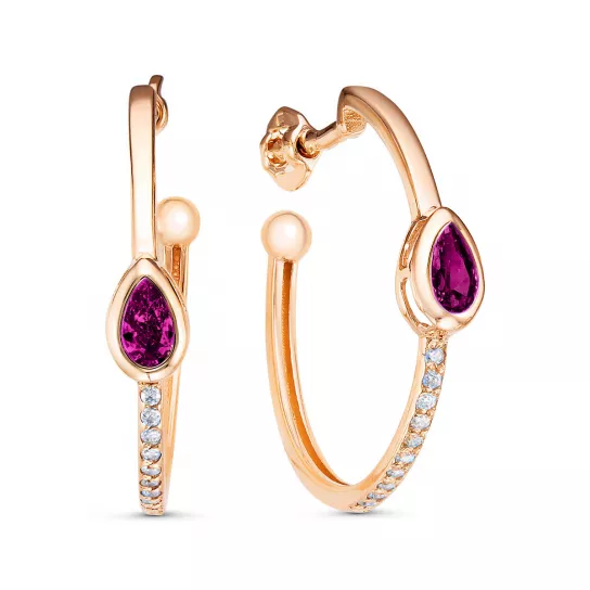 Пусеты из золота