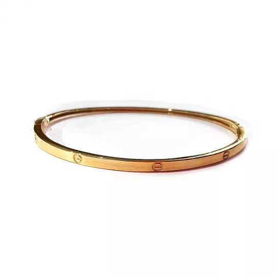 Браслет жесткий из золота