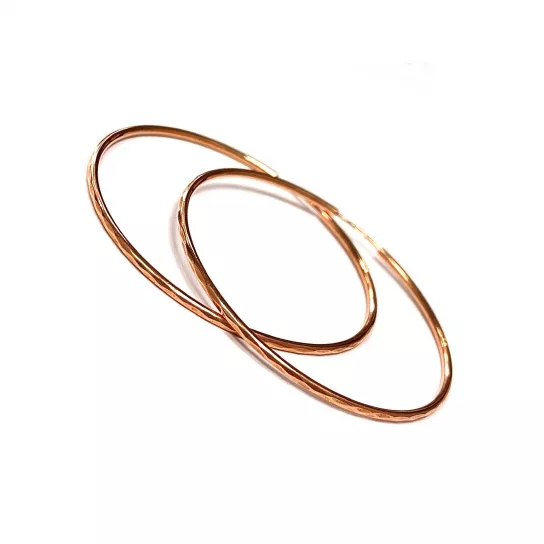 Серьги-конго из золота